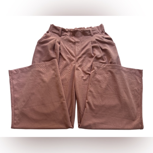 Halara Waffle Knit Wide Leg Pants - Picture 3 of 6